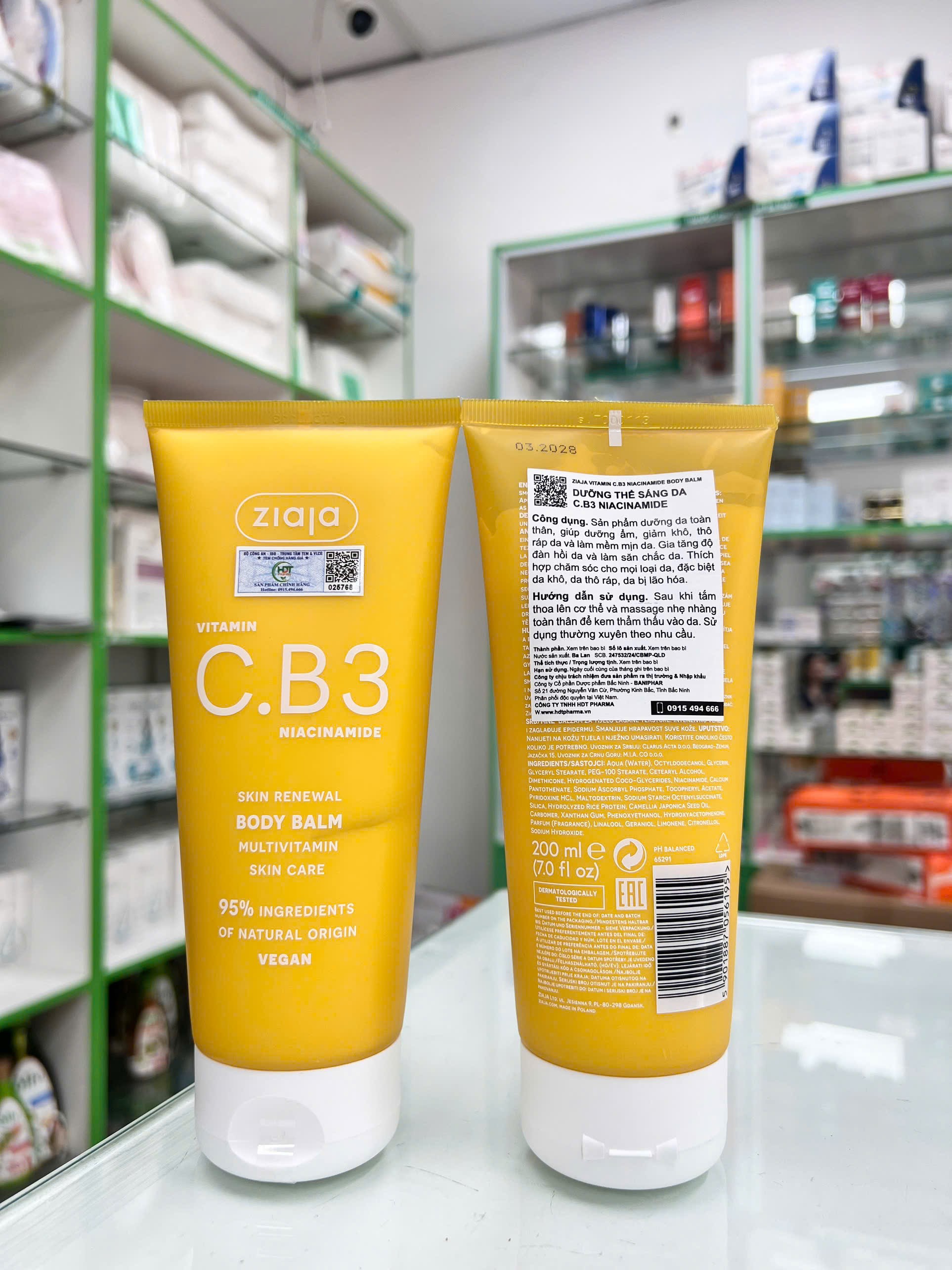 Dưỡng Thể Sáng Da C.B3 NIACINAMIDE — hình ảnh sản phẩm cuối bài